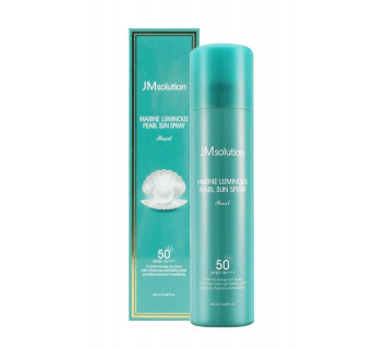 Солнцезащитный спрей JMsolution MARINE LUMINOUS PEARL SUN SPRAY PEARL с экстрактом жемчуга 180мл.