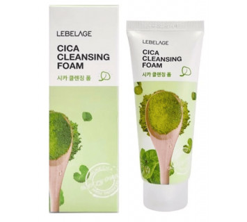 Пенка для умывания LEBELAGE с экстрактом центеллы азиатской, CICA CLEANSING FOAM, 100мл.