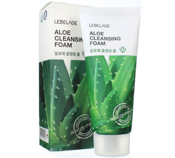 Пенка для умывания LEBELAGE увлажняющая с экстрактом алоэ, ALOE CLEANSING FOAM, 100 мл