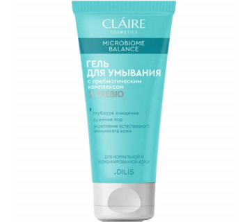 Гель для умывания лица Dilis Claire Cosmetics Microbiome Balance д/норм. и комбинир. кожи 150мл.