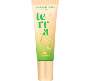 Тональная основа для лица Vivienne Sabo матовая Fond de teint mat pour le visage “Terra” 23мл.