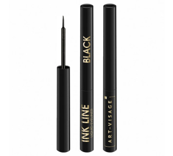 Подводка для глаз жидкая Art-Visage INK LINE с кисточкой 3,5мл.