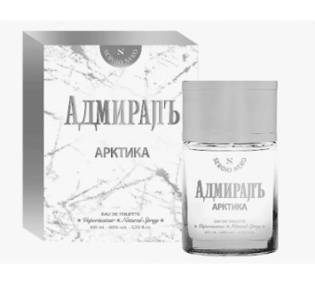 Туалетная вода муж. Адмирал Арктика 100мл.