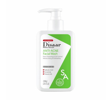 Пенка для умывания против акне Disaar, Anti-Acne Facial Wash, 200 мл.