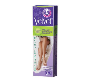 Крем для депиляции Velvet 2в1 Смягчающий 100мл.