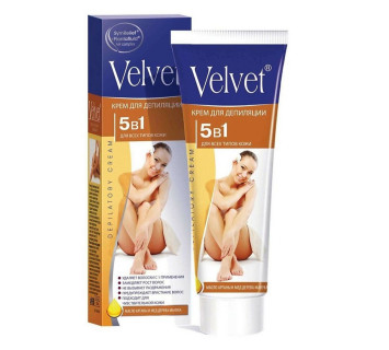 Крем для депиляции Velvet New 5в1 100мл.