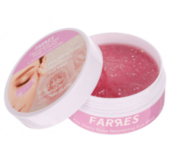 Патчи для глаз Farres 9178 с экстрактом розы Pink Stars 60 шт, 90 г