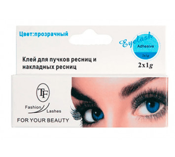 Клей для ресниц Triumph прозрачный 2х1гр. CTG02