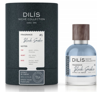 Духи мужские Dilis Niche Collection Black Smoke №1 50мл.