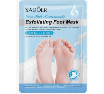 Маска-носочки Sadoer Exfoliatinng Foot Mask с экстрактом козьего молока 35гр.