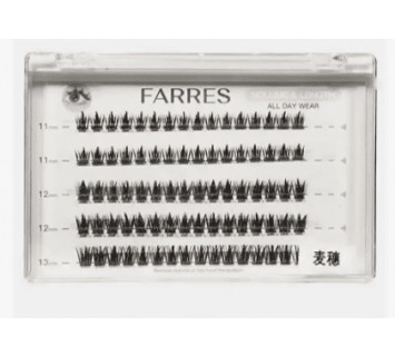 Накладные пучки для ресниц Farres Хвост дракона 3ряда 11,12,13мм.