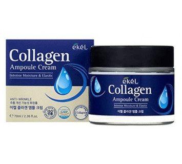 Крем для лица Ekel Ампульный Collagen Ampule Cream с коллагеном 70мл.