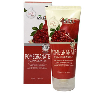Пенка для умывания Ekel Pomegranate Foam Claeanser с экстрактом граната 100мл.