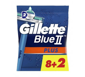 Бритва одноразовая Gillette Blue II Plus 10шт.