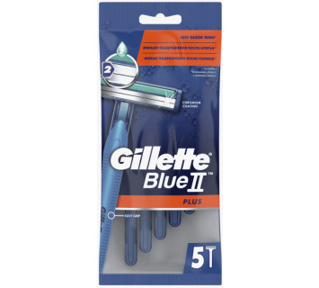 Бритва одноразовая Gillette Blue II Plus 5шт.