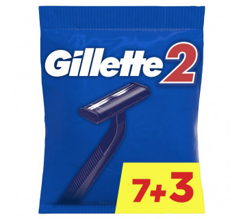 Бритва одноразовая Gillette2 10шт.