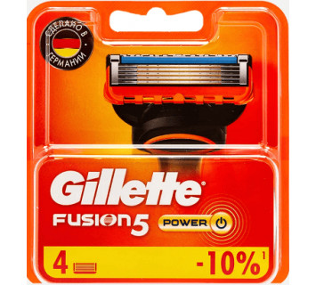 Кассеты Gillette Fusion 4шт.