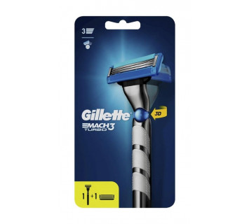 Станок для бритья Gillette Mach3 Turbo 3D 1 сменная кассета