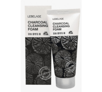 Пенка для умывания LEBELAGE CHARCOAL CLEANSING FOAM с древесным углем 100мл.
