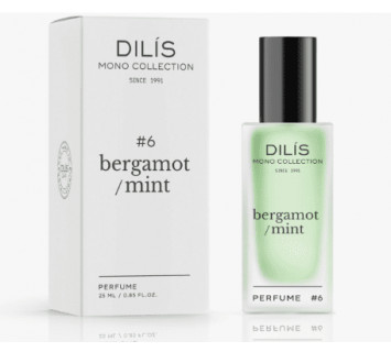 Духи женские Dilis Mono Collection # 6 Bergamot - Mint 25мл.