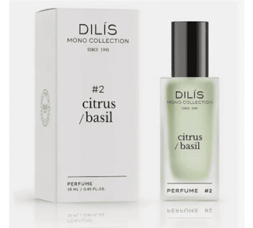 Духи женские Dilis Mono Collection # 2 Citrus - Basil 25мл.