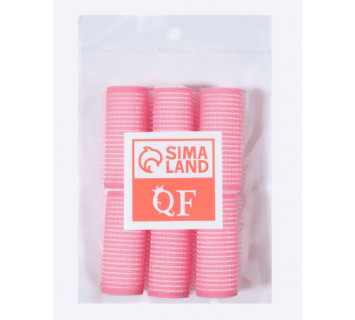 Бигуди липучка QF П d2,5*6см 6 шт МИКС