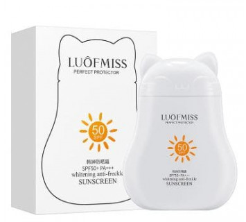 Крем для лица и тела Luofmiss Солнцезащитный, осветляющий SPF50+ PA+++ 30мл.