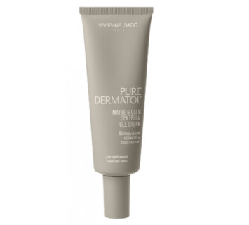 Матирующий крем-гель Vivienne Sabo Pure Dermatol' с центеллой Centella Gel Cream 50мл.