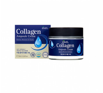 Крем для лица EKEL Ампульный Collagen Ampule Cream с коллагеном, 70мл.Марка