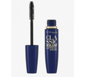 Тушь для ресниц Maybelline Volum Express Classic черная темно синий флакон 10мл.